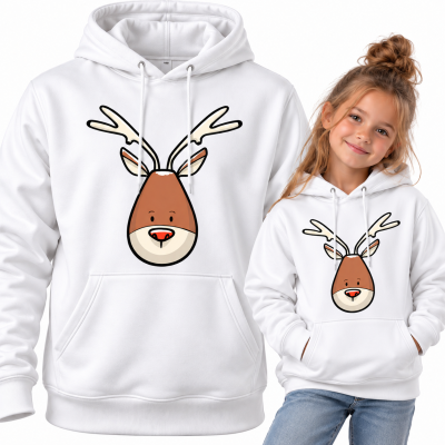 BLUZA Z KAPTUREM  ŚWIĄTECZNA MERRY MERRY CHRISTMAS 5